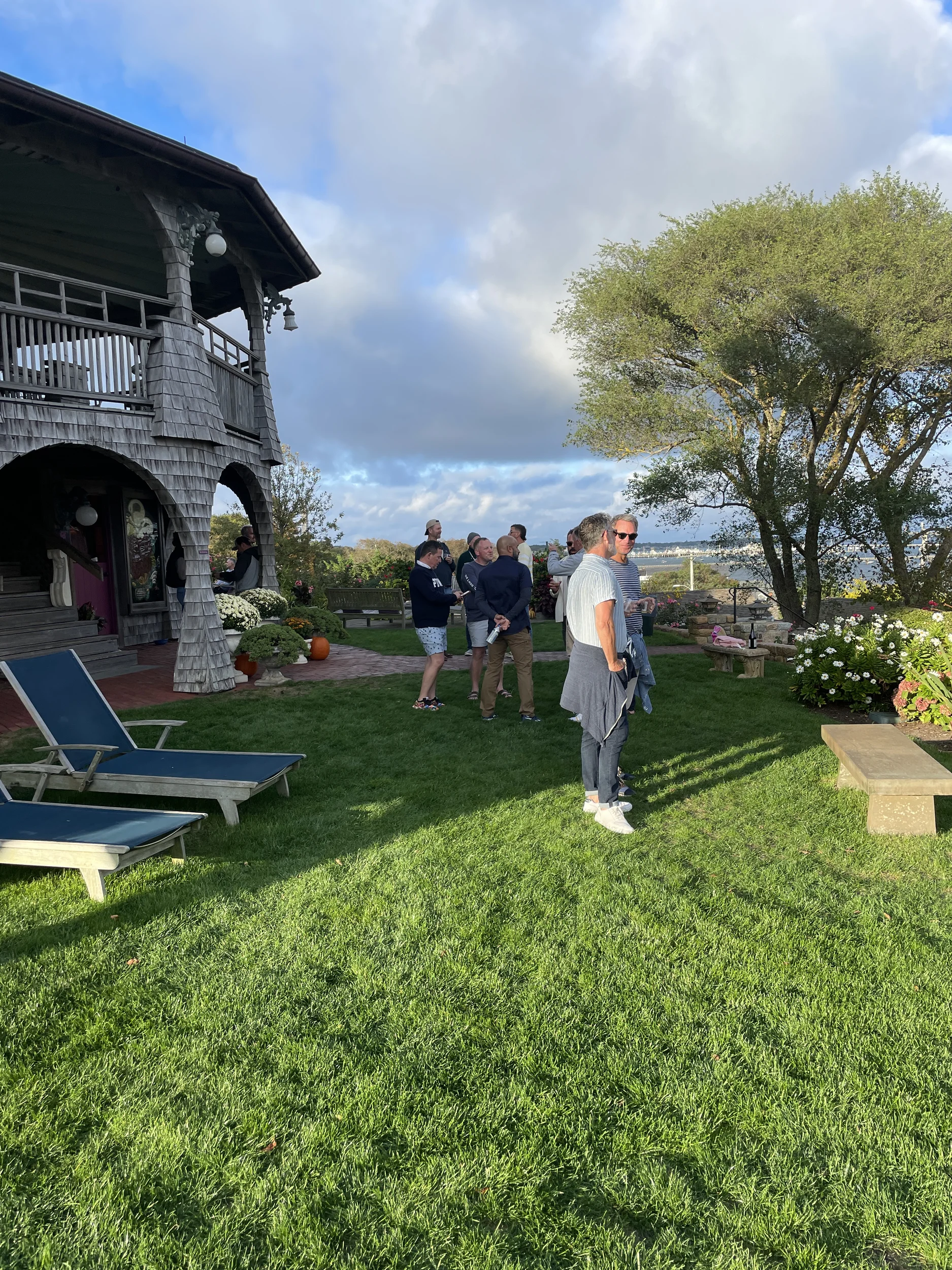 People on Lawn